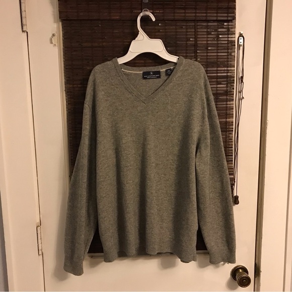 Hart Schaffer Marx 100% Cashmere  V Neck Sweater - Picture 4 of 4